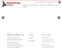 Tablet Screenshot of fractalsys.com